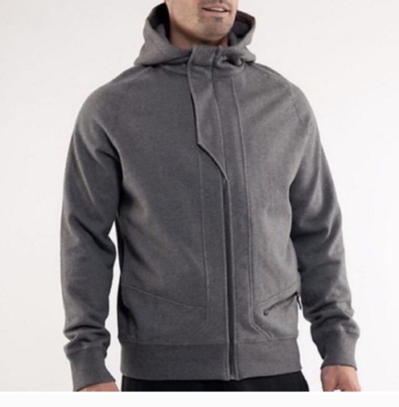 Lululemon Gray Deep Cove Hoodie Unisex Mens XL  Fits Woman's 1x - Picture 1 of 16